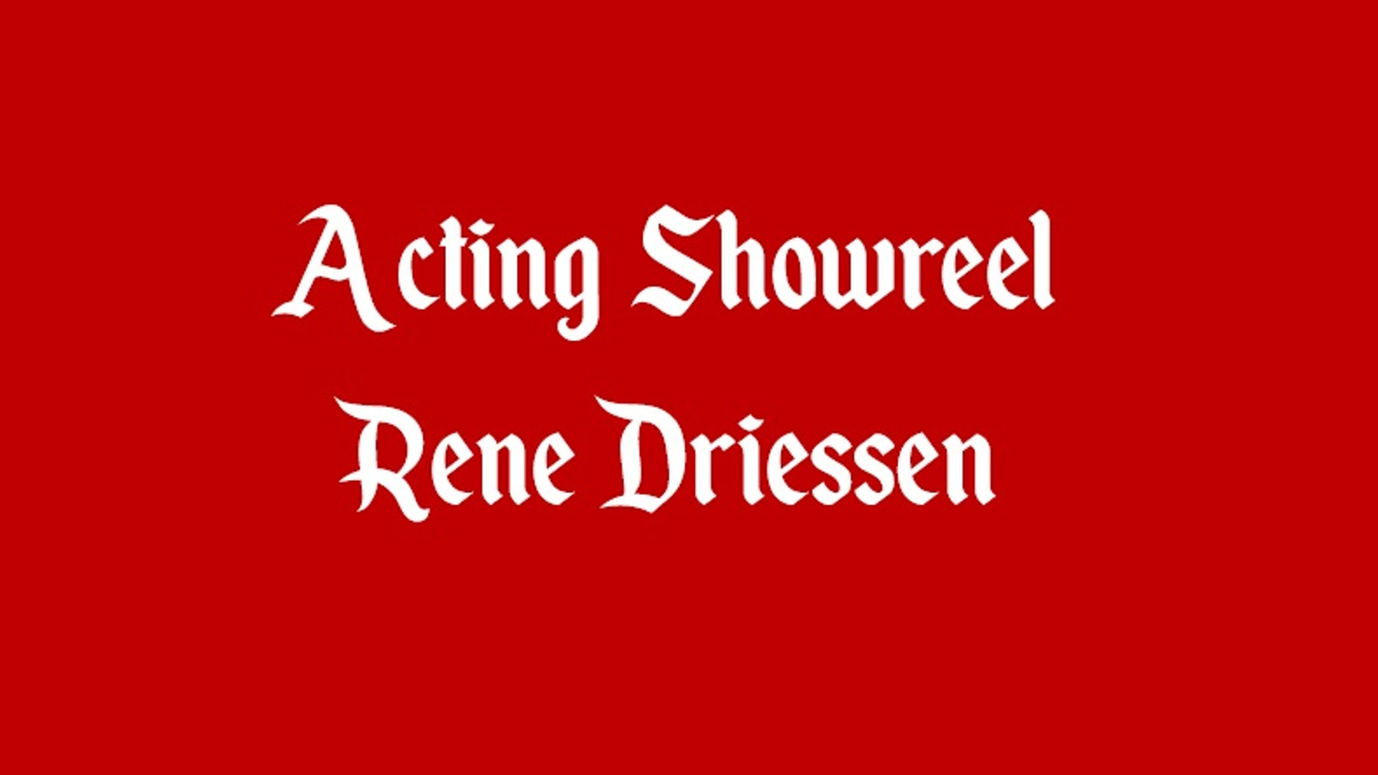 Showreel Acting 2023
